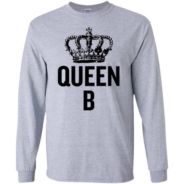 queen b long sleeve - sport grey