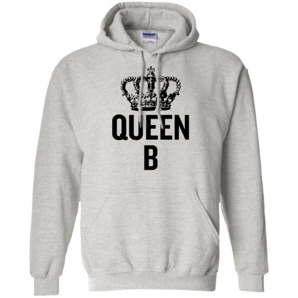 queen b hoodie - ash
