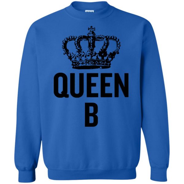 queen b sweatshirt - royal blue