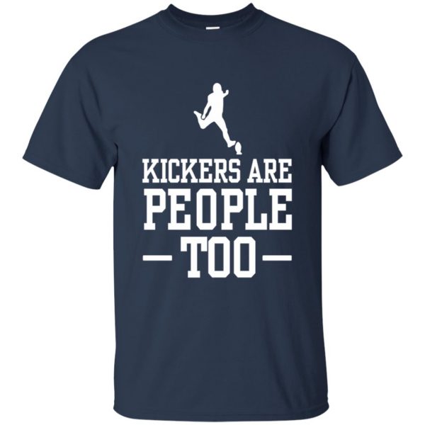 kickers are people toos t shirt - navy blue