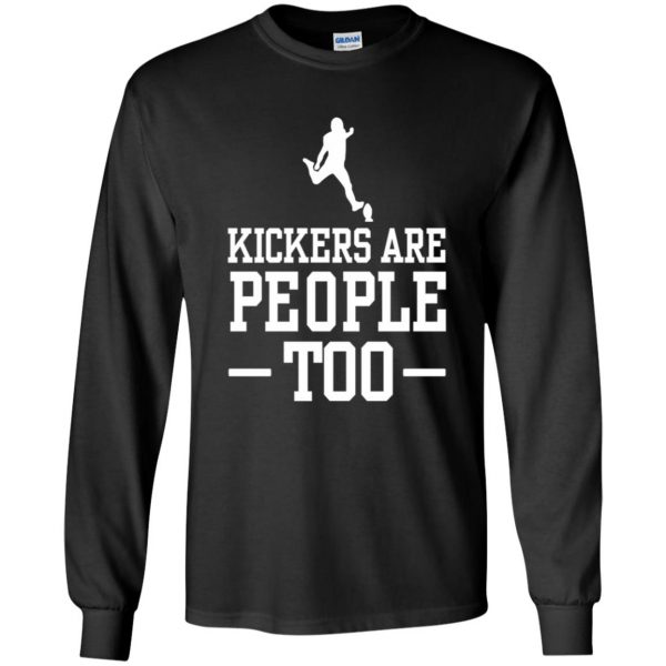 kickers are people toos long sleeve - black