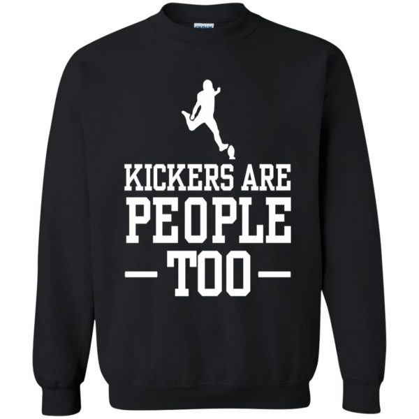 kickers are people toos sweatshirt - black
