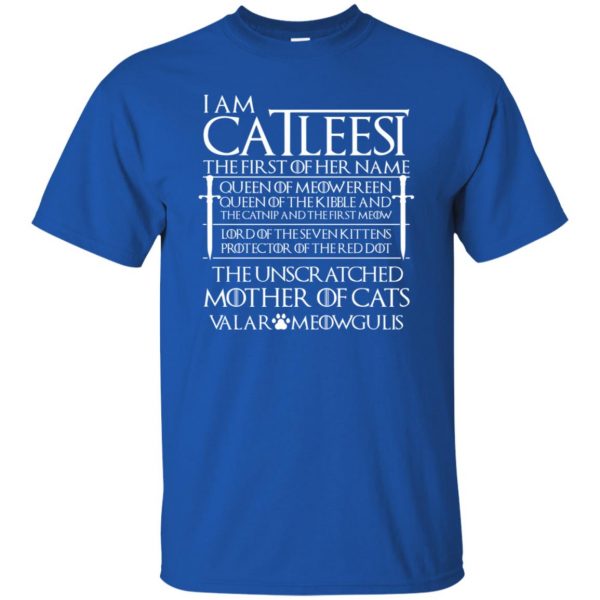 catleesi t shirt - royal blue