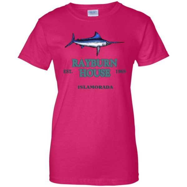 rayburn house womens t shirt - lady t shirt - pink heliconia