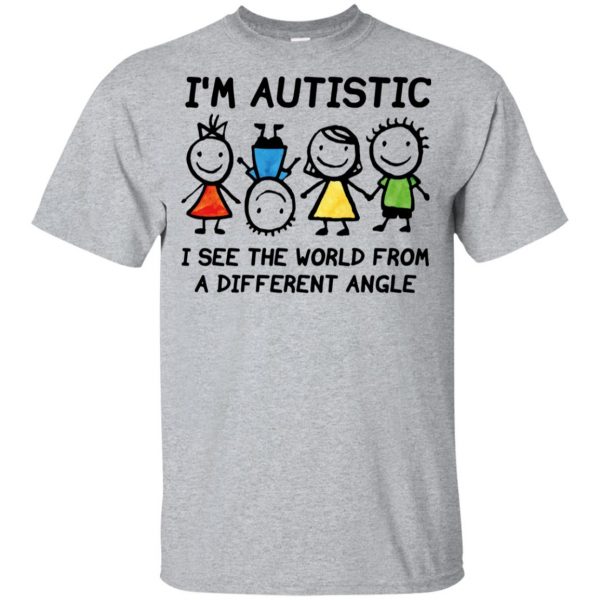 I'm Autistic - Autism T Shirts kids t shirt - sport grey