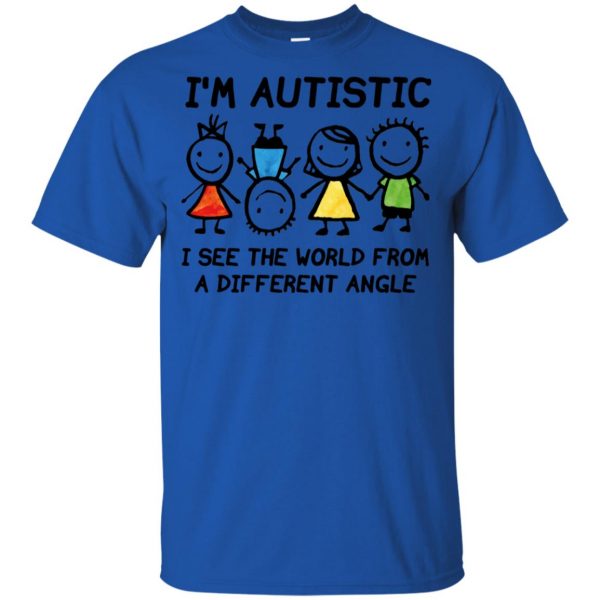 I'm Autistic - Autism T Shirts kids t shirt - royal blue