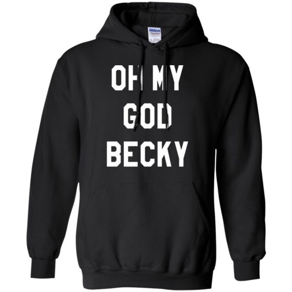 oh my god becky hoodie - black