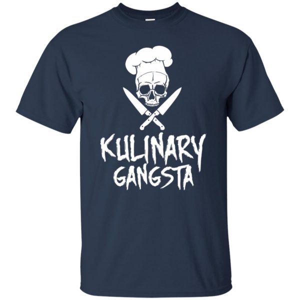 kulinary gangsta t shirt - navy blue