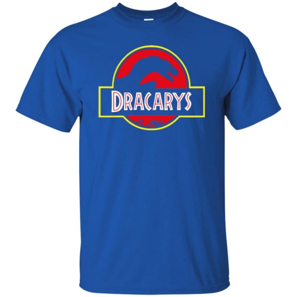 dracarys t shirt - royal blue