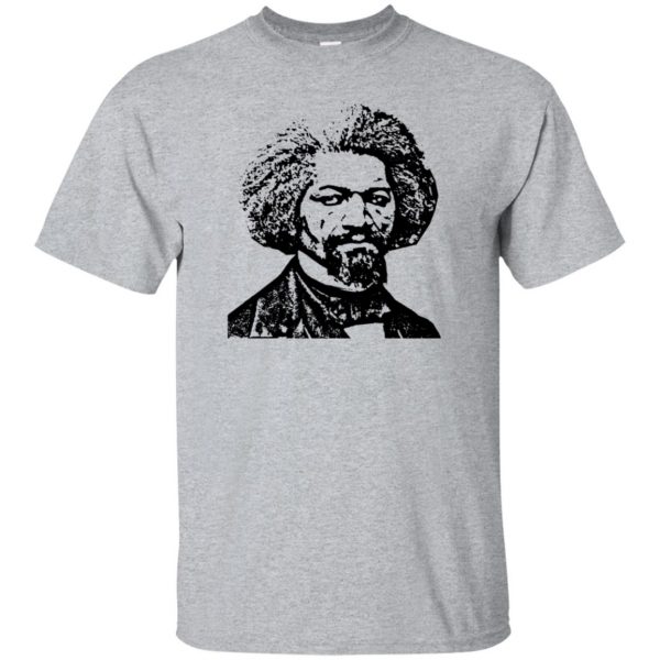 frederick douglass t shirt - sport grey