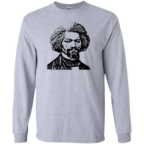 frederick douglass long sleeve - sport grey