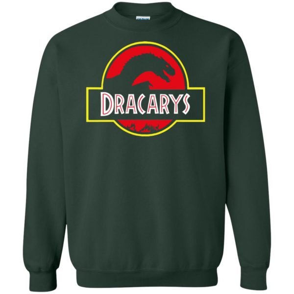 dracarys sweatshirt - forest green