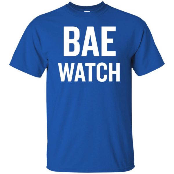 bae watch t shirt - royal blue