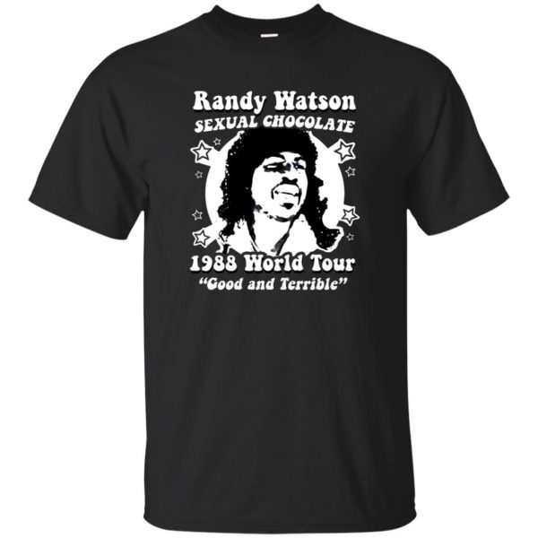 randy watson t shirt - black