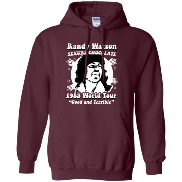 randy watson hoodie - maroon