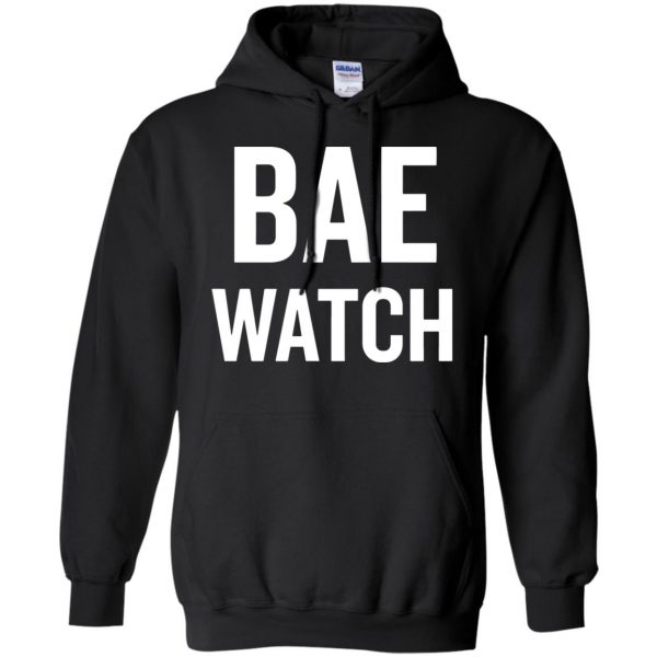 bae watch hoodie - black