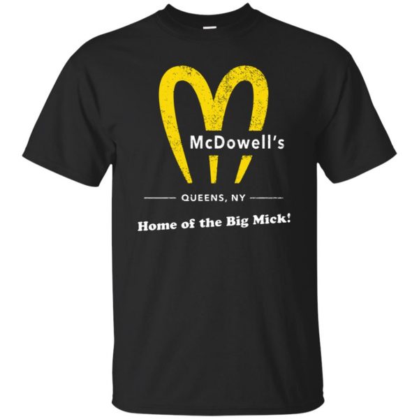 mcdowell's t shirt - black