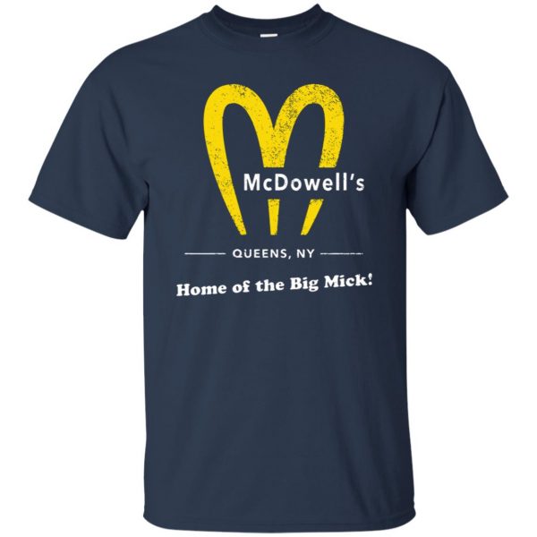 mcdowell's t shirt - navy blue