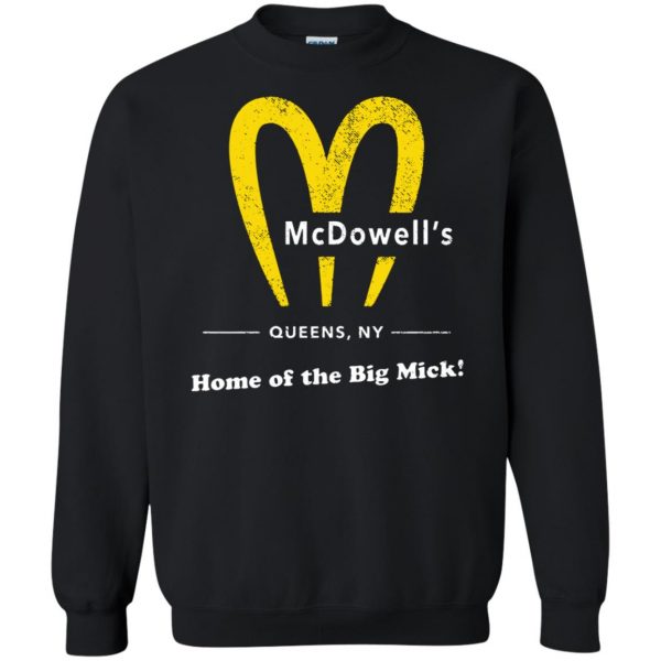 mcdowell's sweatshirt - black