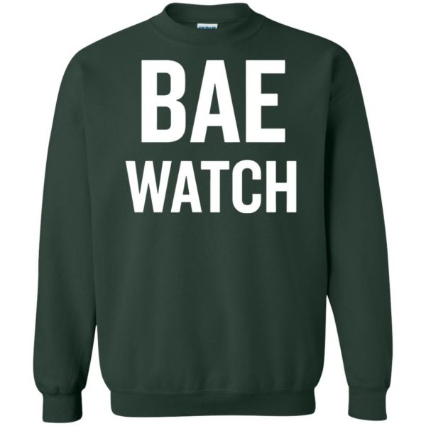 bae watch sweatshirt - forest green