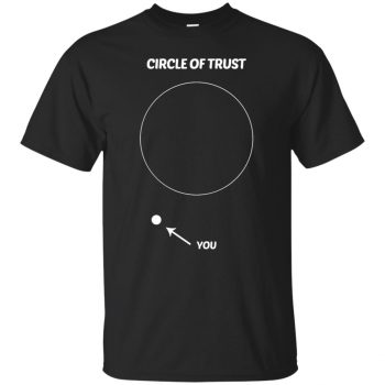 circle of trust t shirts - black