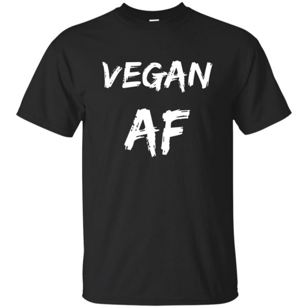 vegan af shirt - black