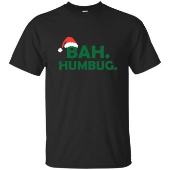 bah humbug shirt - black