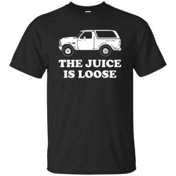 the juice is loose t shirt - black
