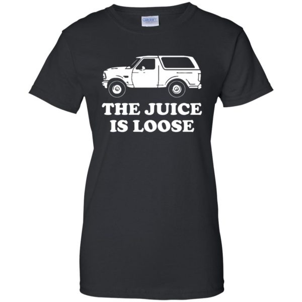the juice is loose womens t shirt - lady t shirt - black