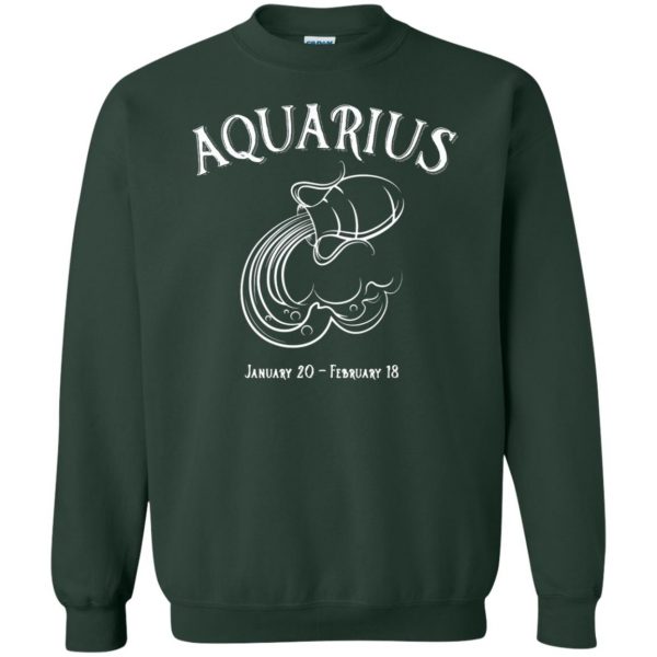 aquarius sweatshirt sweatshirt - forest green