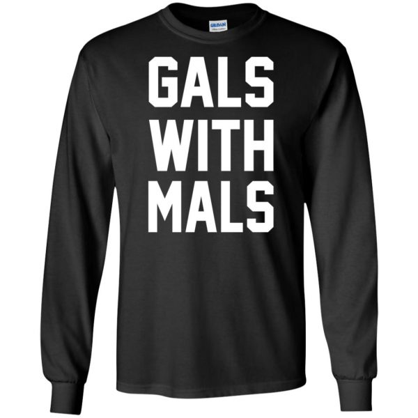 Gals With Mals long sleeve - black