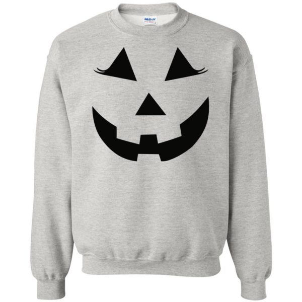 Pumpkin Face sweatshirt - ash