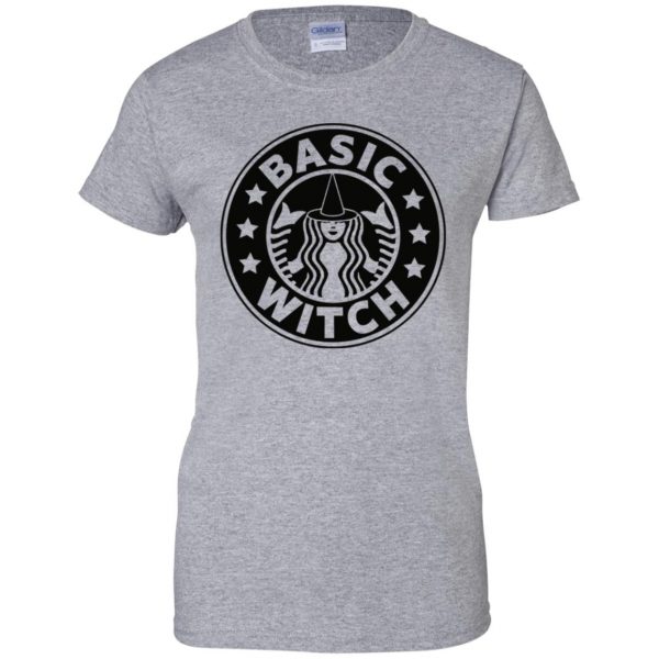 Basic Witch womens t shirt - lady t shirt - sport grey