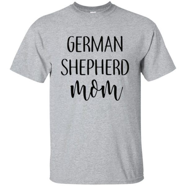German Shepherd Mom t-shirt - sport grey