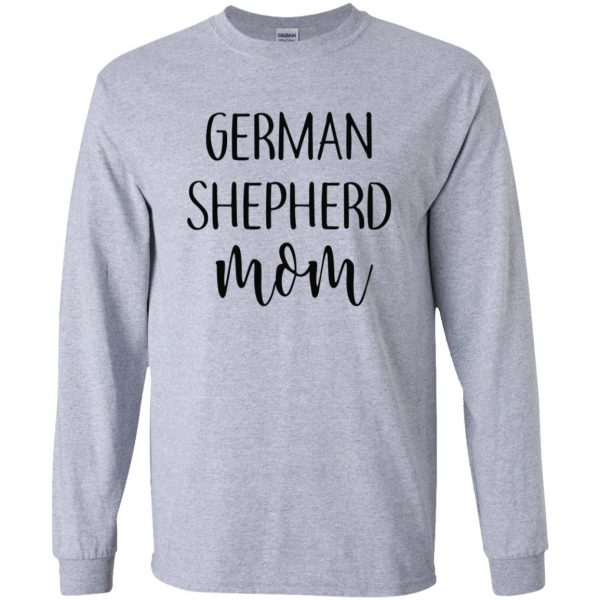 German Shepherd Mom long sleeve - sport grey