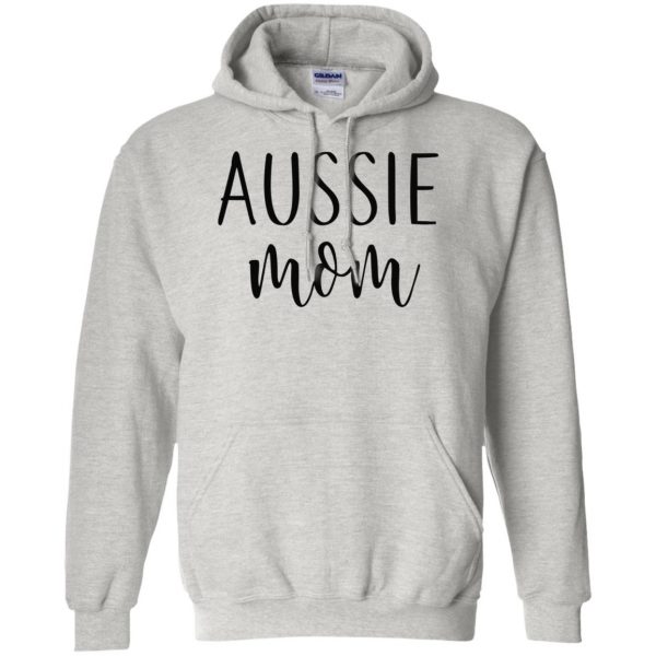Aussie Mom hoodie - ash