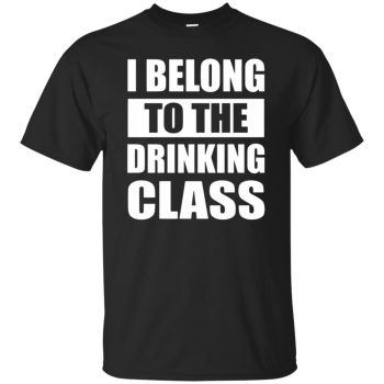 drinking class shirt - black