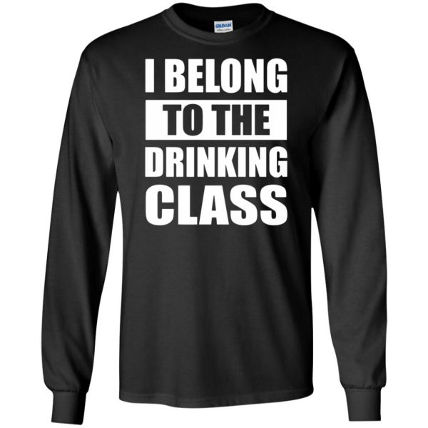 drinking class long sleeve - black