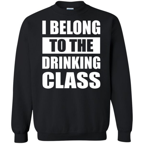 drinking class sweatshirt - black