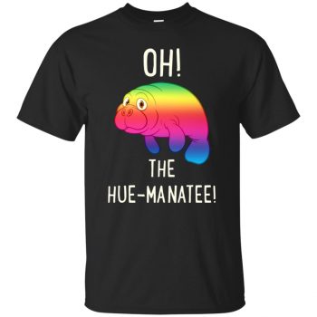 oh the hue manatee shirt - black