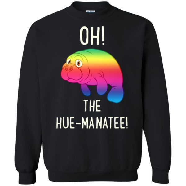 oh the hue manatee sweatshirt - black