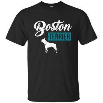 boston terrier sweatshirt - black