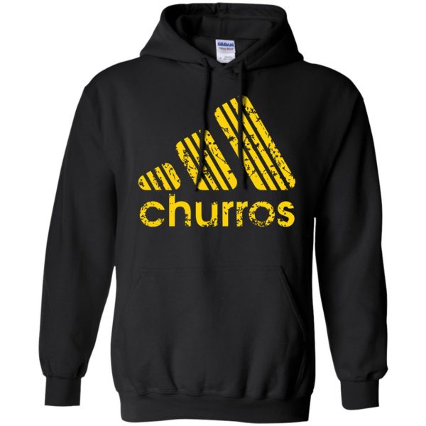 churro hoodie - black