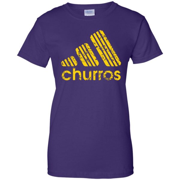 churro womens t shirt - lady t shirt - purple