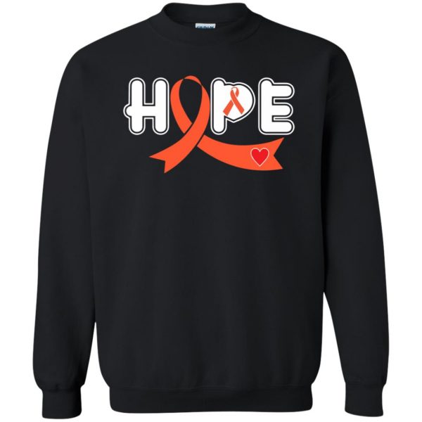 kidney cancer sweatshirt - black