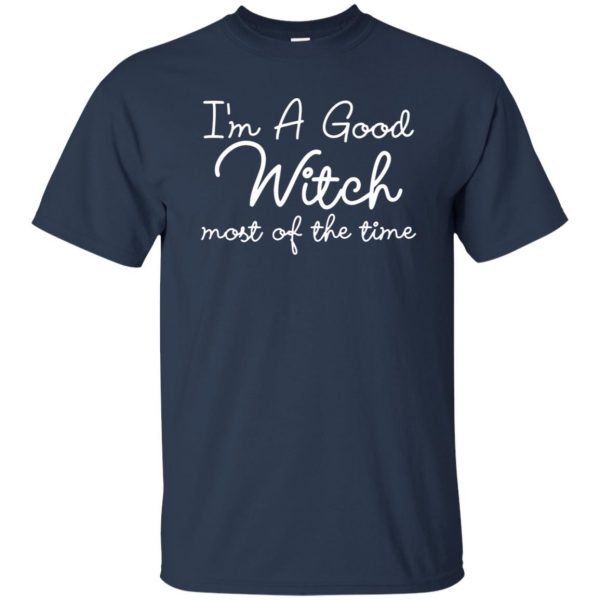 good witch t shirt - navy blue