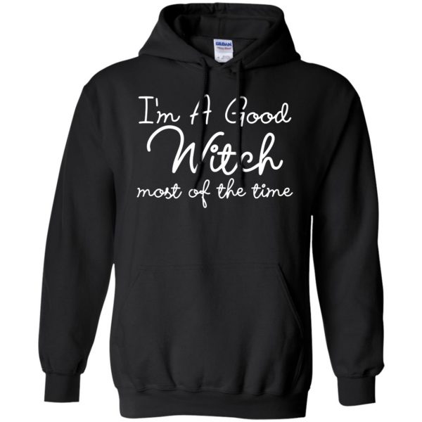 good witch hoodie - black