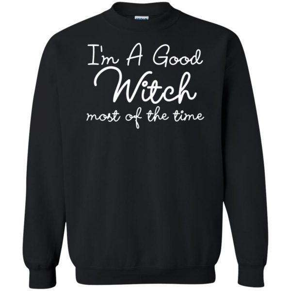 good witch sweatshirt - black