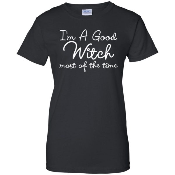 good witch womens t shirt - lady t shirt - black