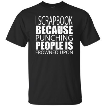 scrapbook t shirts - black